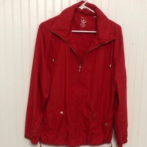 Zenergy Windbreaker Pockets RollUp Hood in Collar EUC